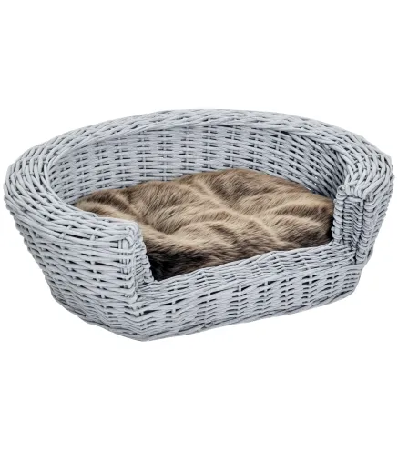 Cama para Perros de Mimbre