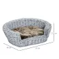 Cama para Perros de Mimbre