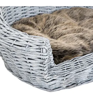 Cama para Perros de Mimbre