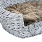 Cama para Perros de Mimbre