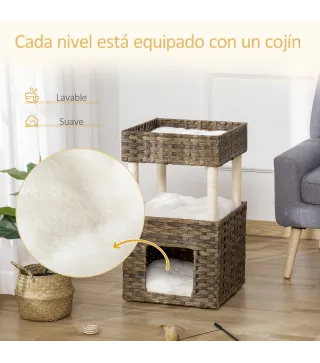 Árbol para Gatos de Ratán