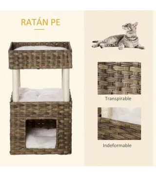 Árbol para Gatos de Ratán