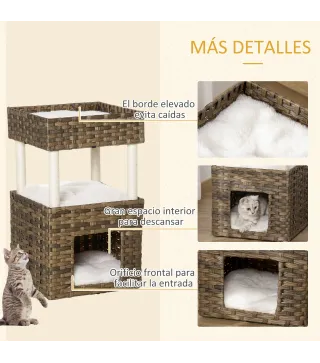 Árbol para Gatos de Ratán