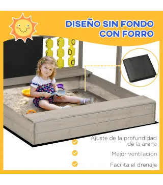 Arenero de Madera