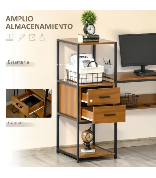 Escritorio con Estantería
