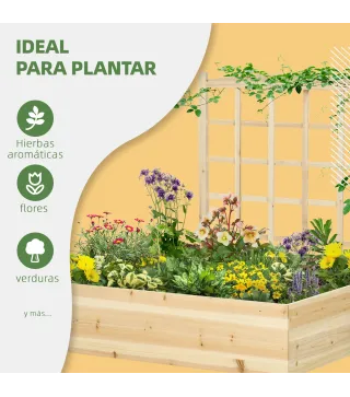 Jardinera con Enrejado