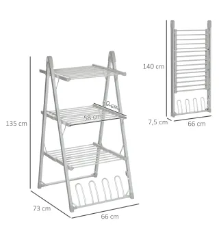 Tendedero Eléctrico Plegable