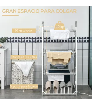Tendedero Eléctrico Plegable