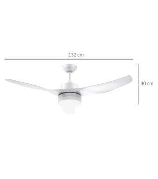 Ventilador de Techo con Luz