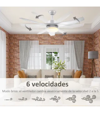 Ventilador de Techo con Luz