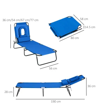 Tumbona Plegable