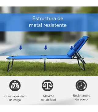 Tumbona Plegable