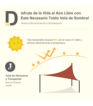 Toldo Vela Triangular