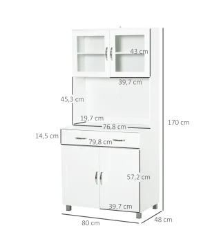 Armario Buffet de Cocina con Aparador