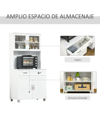 Armario Buffet de Cocina con Aparador