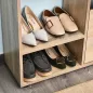 Zapatero de Madera con Estantería y Cubos Armario para Zapatos de Entrada Pasillo 101.5x25.5x98cm