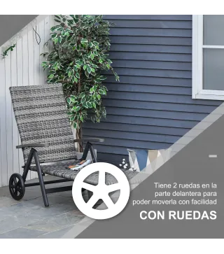 Tumbona de Ratán