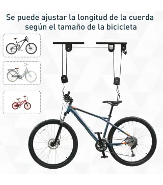 Elevador para Bicicleta al Techo