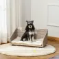 Sofá Cama de Mimbre para Mascotas