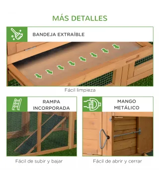 Gallinero de Madera
