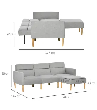 Sofá Cama 3 Plazas