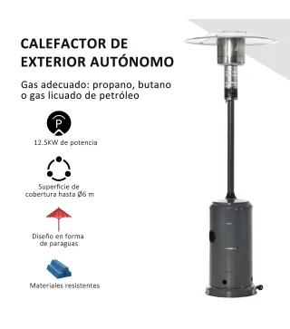 Estufa de Gas para Exterior