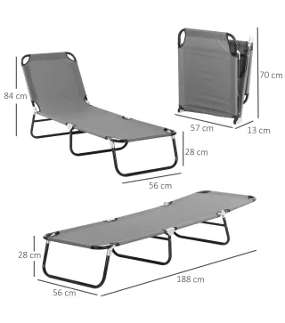 Tumbona Plegable