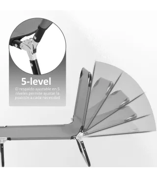 Tumbona Plegable