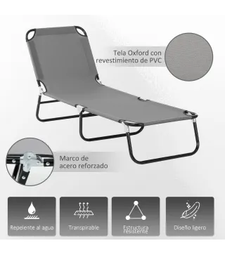 Tumbona Plegable