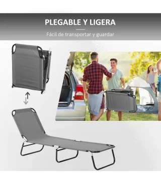 Tumbona Plegable