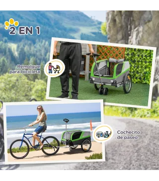Remolque de Bicicleta para Perros