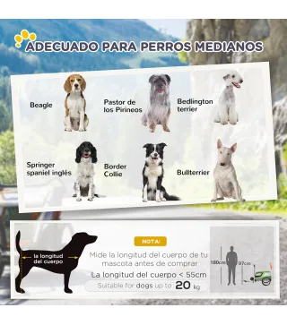Remolque de Bicicleta para Perros
