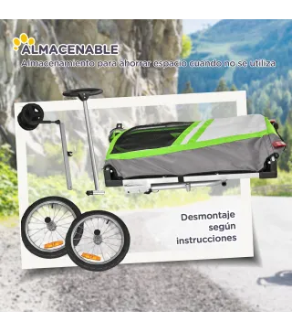 Remolque de Bicicleta para Perros