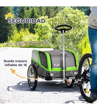 Remolque de Bicicleta para Perros