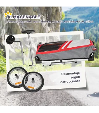 Remolque de Bicicleta para Perros