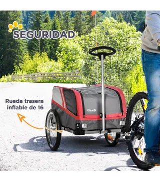 Remolque de Bicicleta para Perros