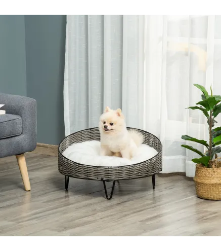 Cama para Perros de Mimbre
