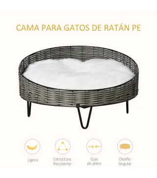 Cama para Perros de Mimbre
