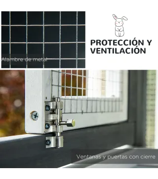 Conejera de Madera