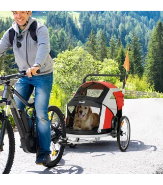 Remolque de Bicicleta para Perros