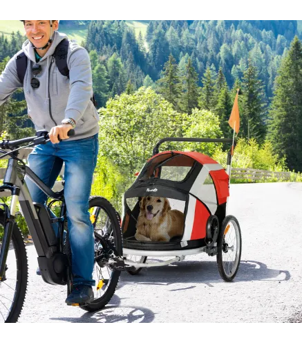 Remolque de Bicicleta para Perros