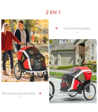 Remolque de Bicicleta para Perros