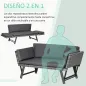 Sofá de Ratán de 2 Plazas