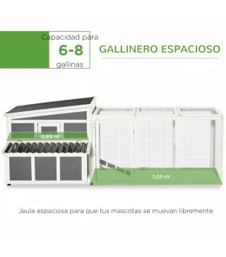 Gallinero de Madera