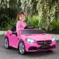 Coche Eléctrico para Niños de +3 Años, Mercedes SLC 300, Coche Eléctrico 12V, con Mando a Distancia 2,4 G, Ruedas Traseras con S
