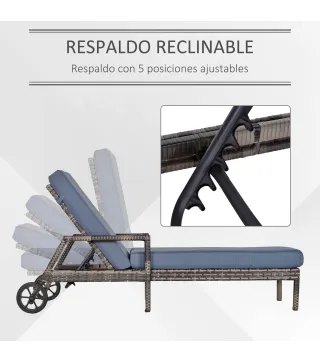 Tumbona de Ratán