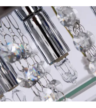 Lámpara de Techo de Cristal