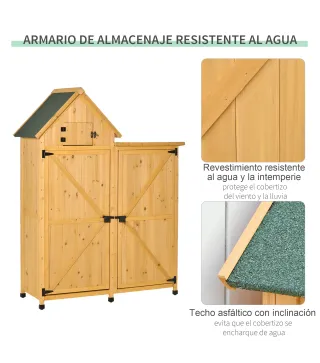 Caseta de Jardín de Madera