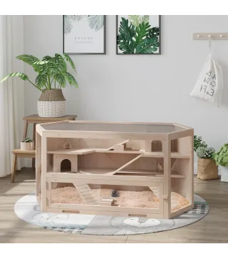 Jaula Madera para Hámster
