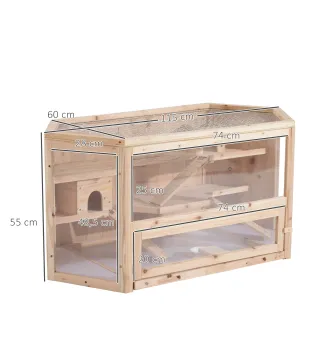 Jaula Madera para Hámster
